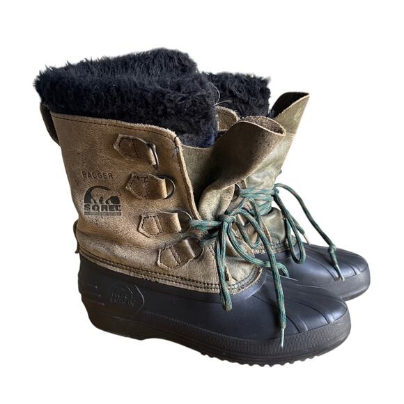 SOREL Women’s Joan of Arctic Badger Winter Snow Boots sz 8 - Picture 2 of 8